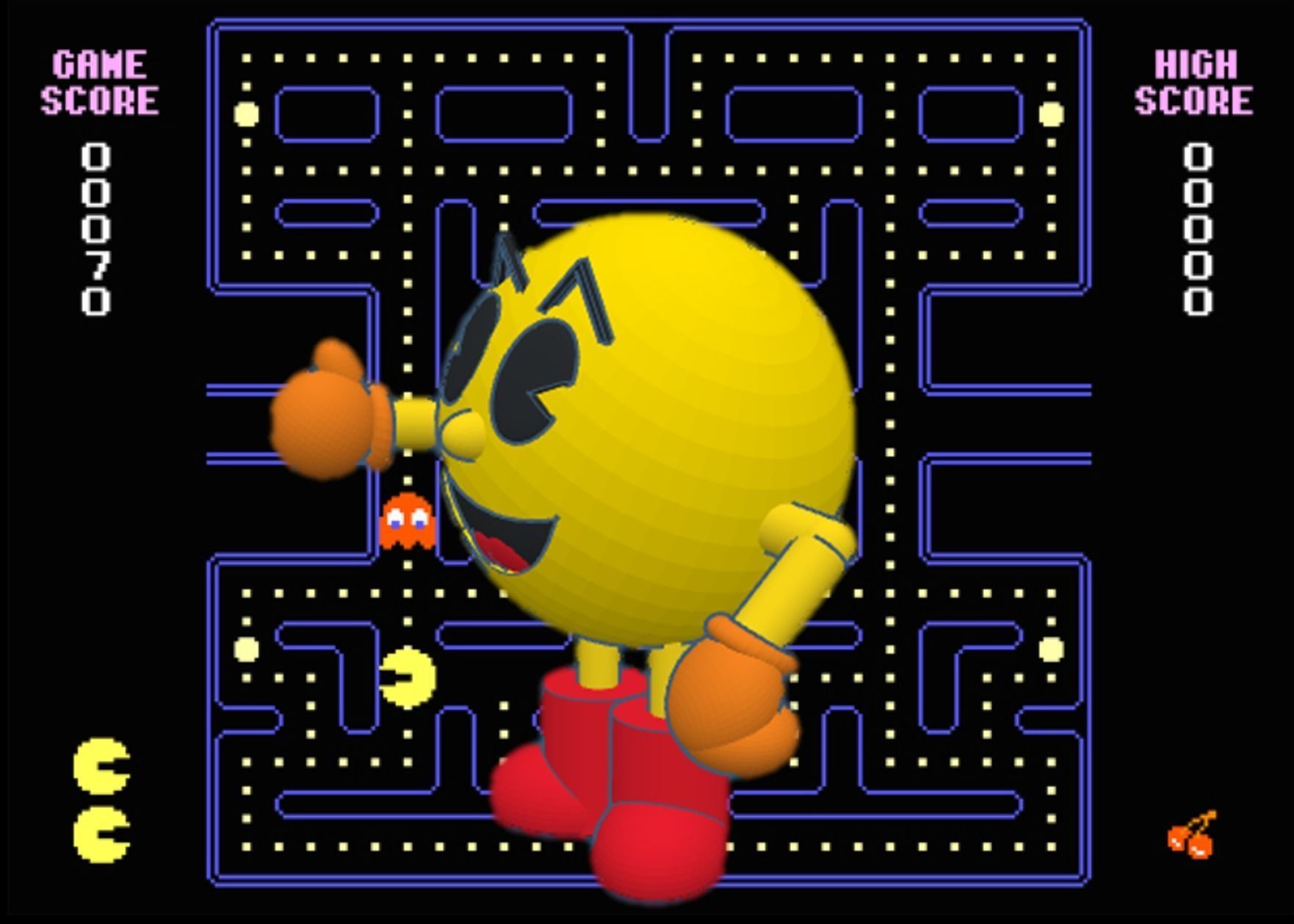 Pac Man 3D print model_2