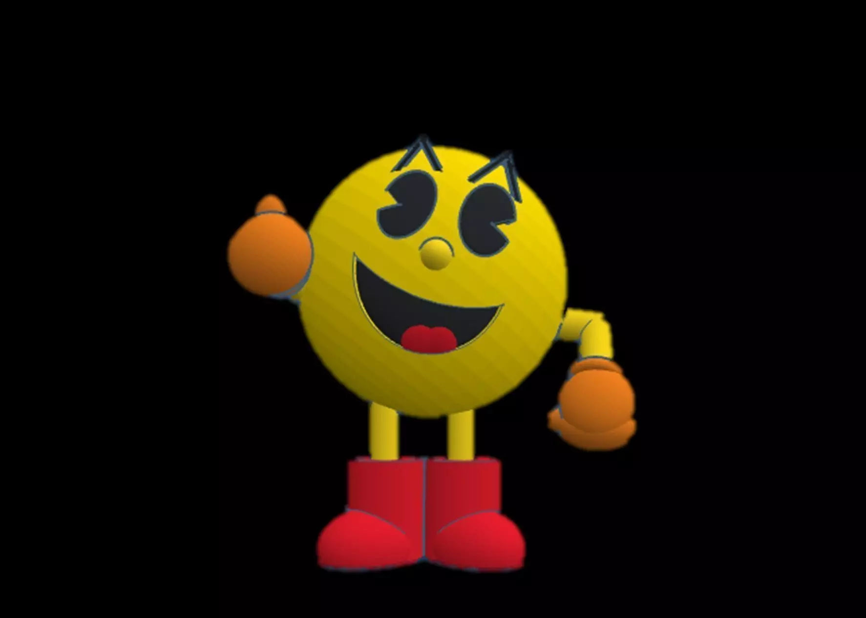 Pac Man 3D print model_0