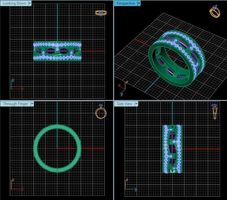 Ring T00755 3D print model_2
