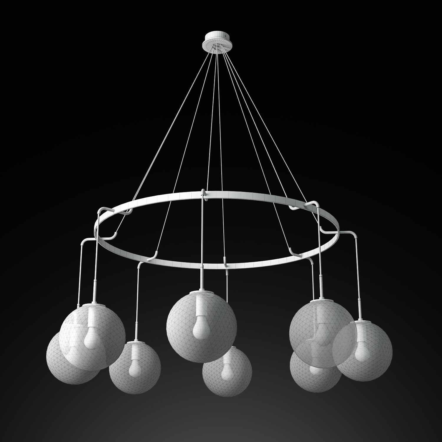RH LANGUEDOC CHANDELIER 72 3D model_3