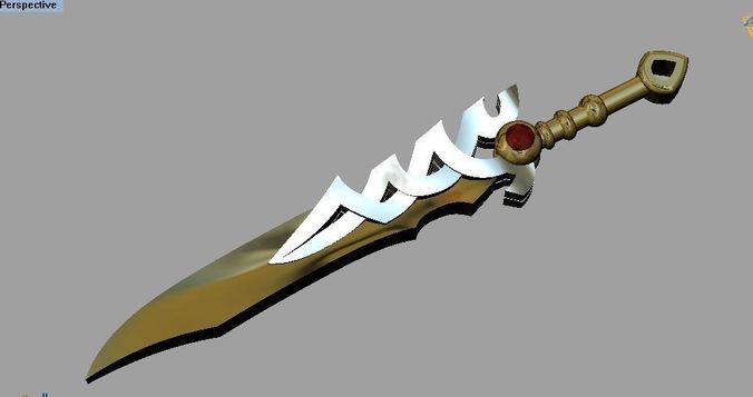 Knife pendant 3D print model