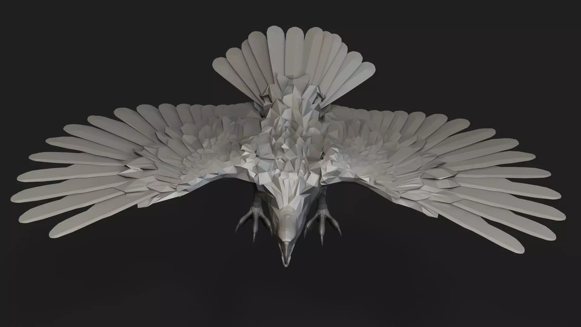 Eagle figurine 3D print model