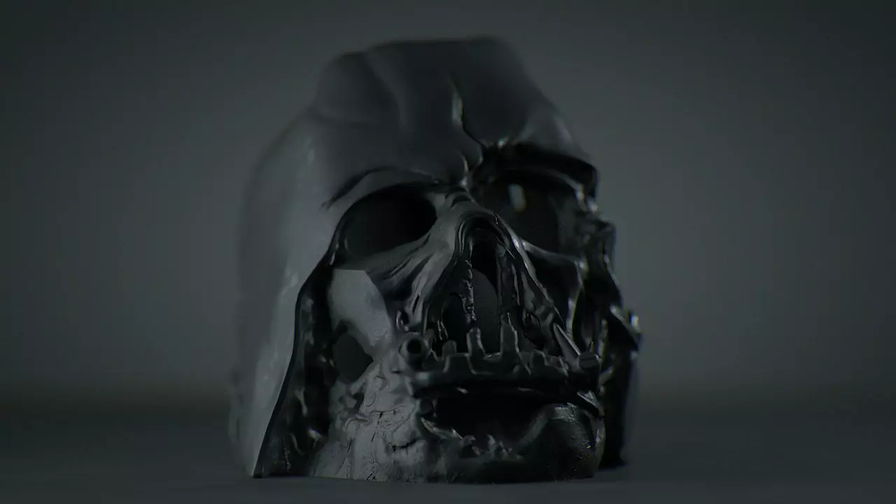 Darth Vader Melted Mask Free 3D print model