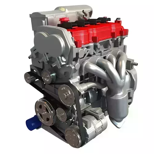 Generic Car Engine 3D model