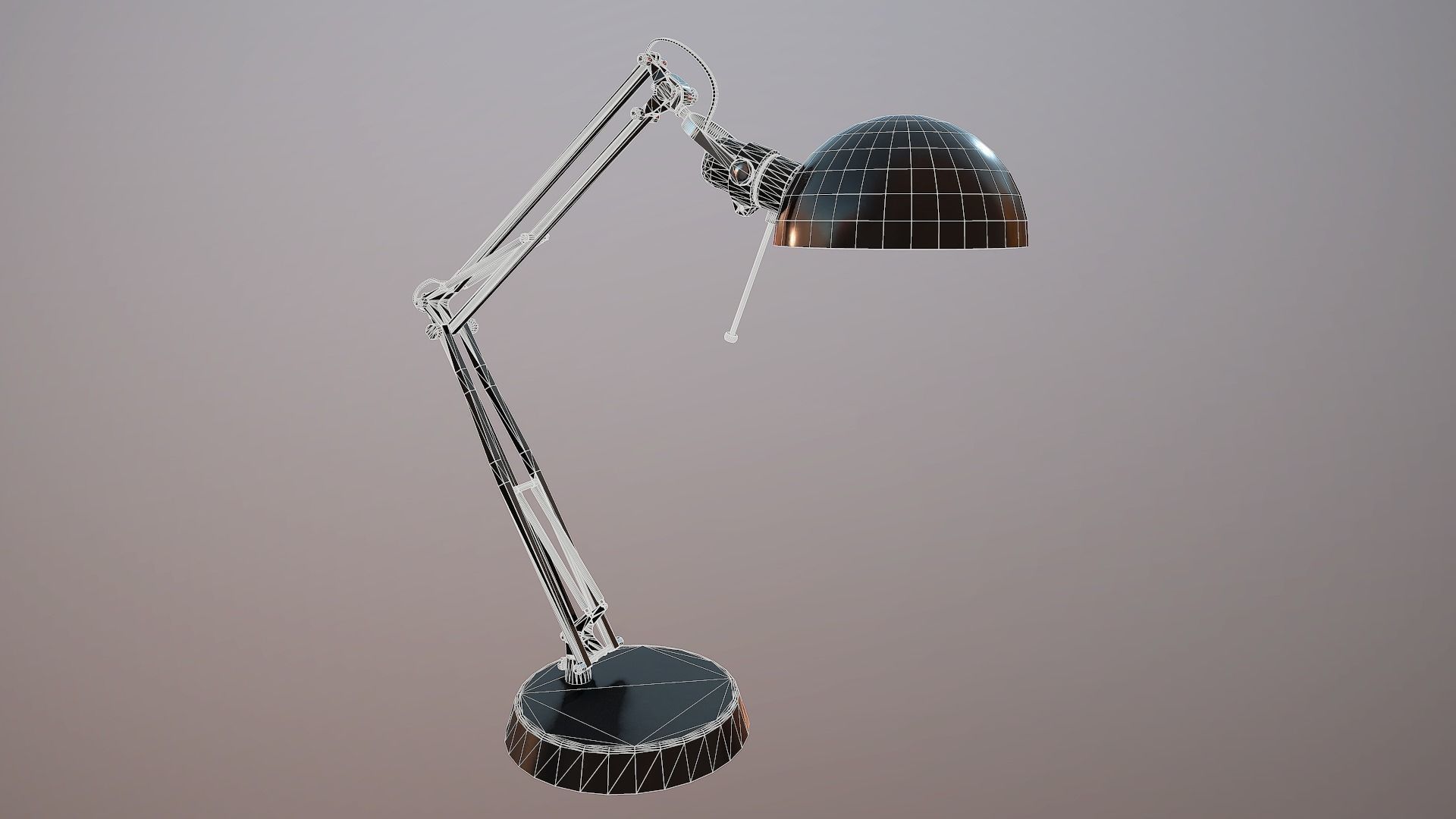 Desk Lamp - 4K PBR Game Ready Low-poly 3D model_1