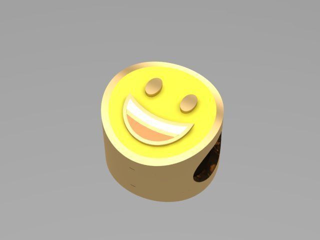 emoji charm ball 3D print model