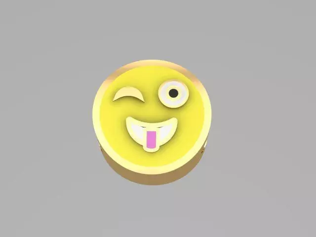 emoji charm ball 3D print model