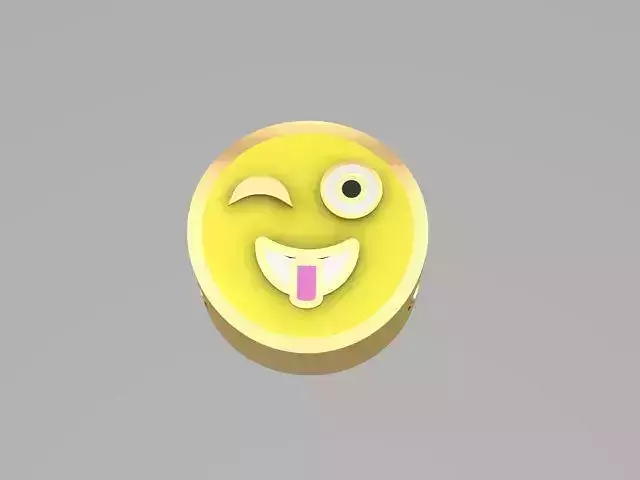emoji charm ball 3D print model