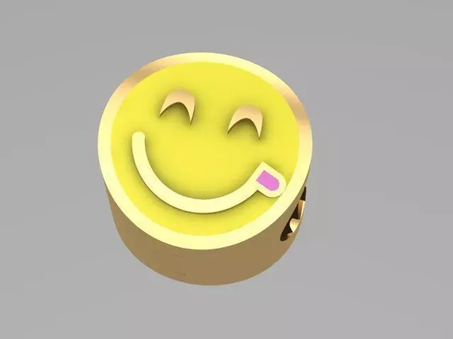 emoji charm ball 3D print model
