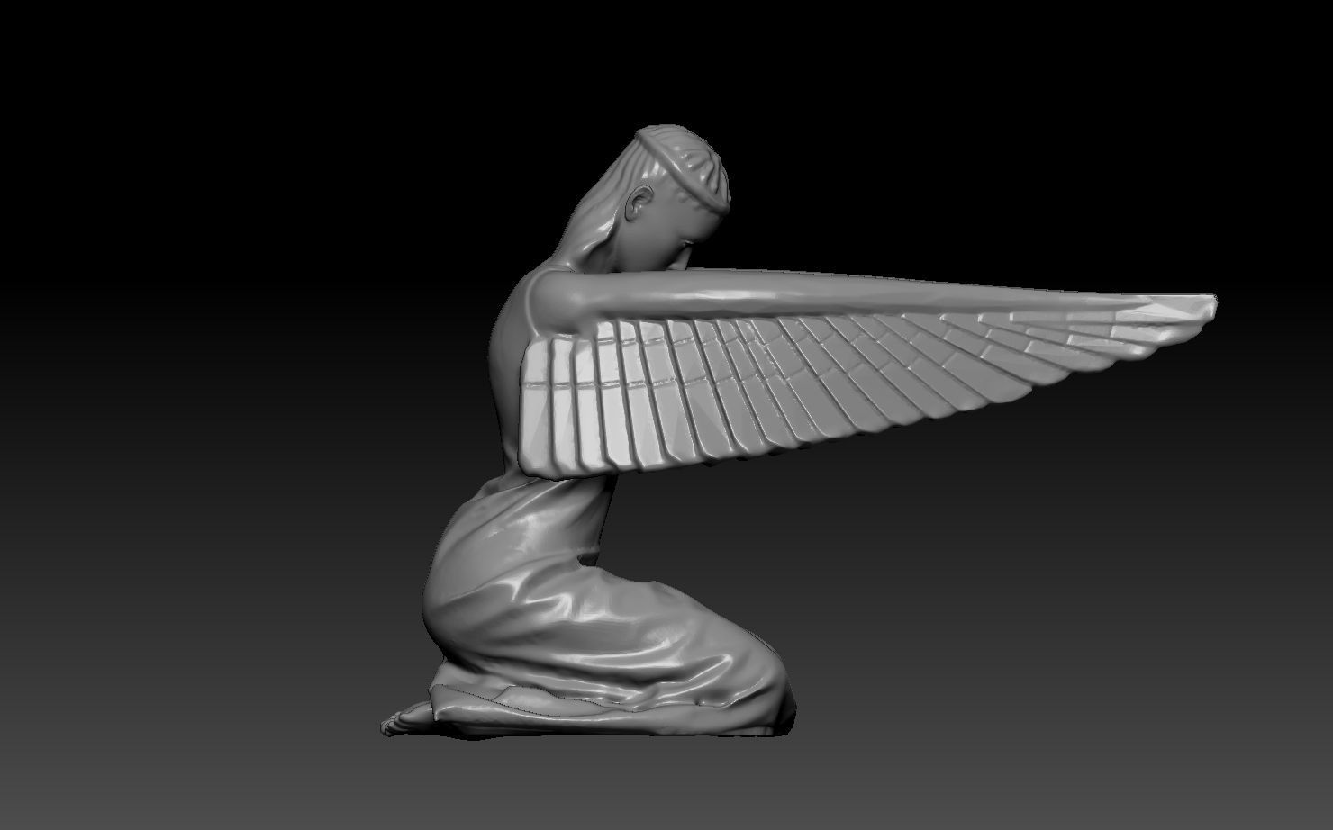 Ark of the covenant cherub 3D print model_2