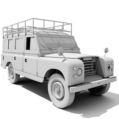 Old Landrover 3D model_17