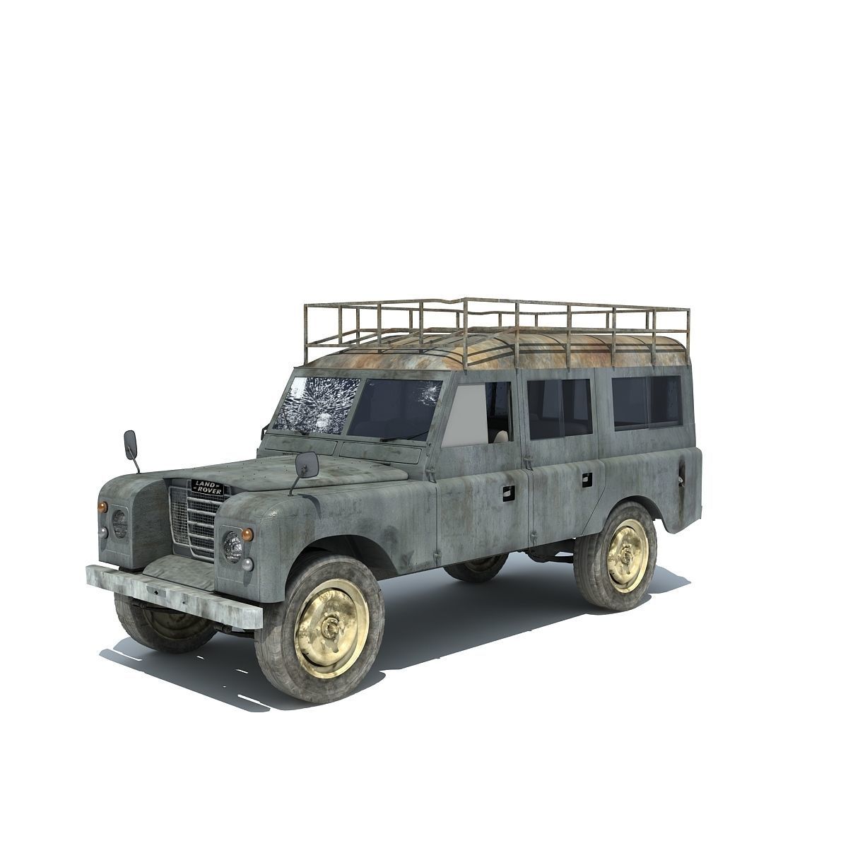 Old Landrover 3D model_2