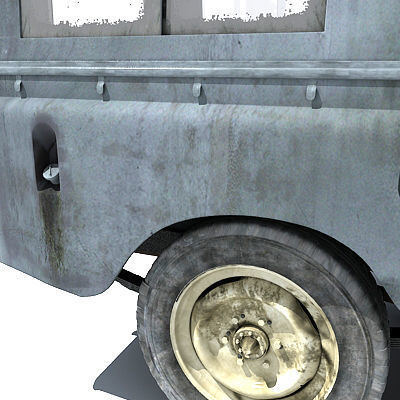 Old Landrover 3D model_14