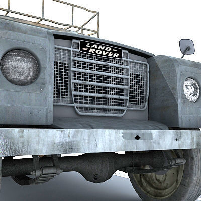 Old Landrover 3D model_11