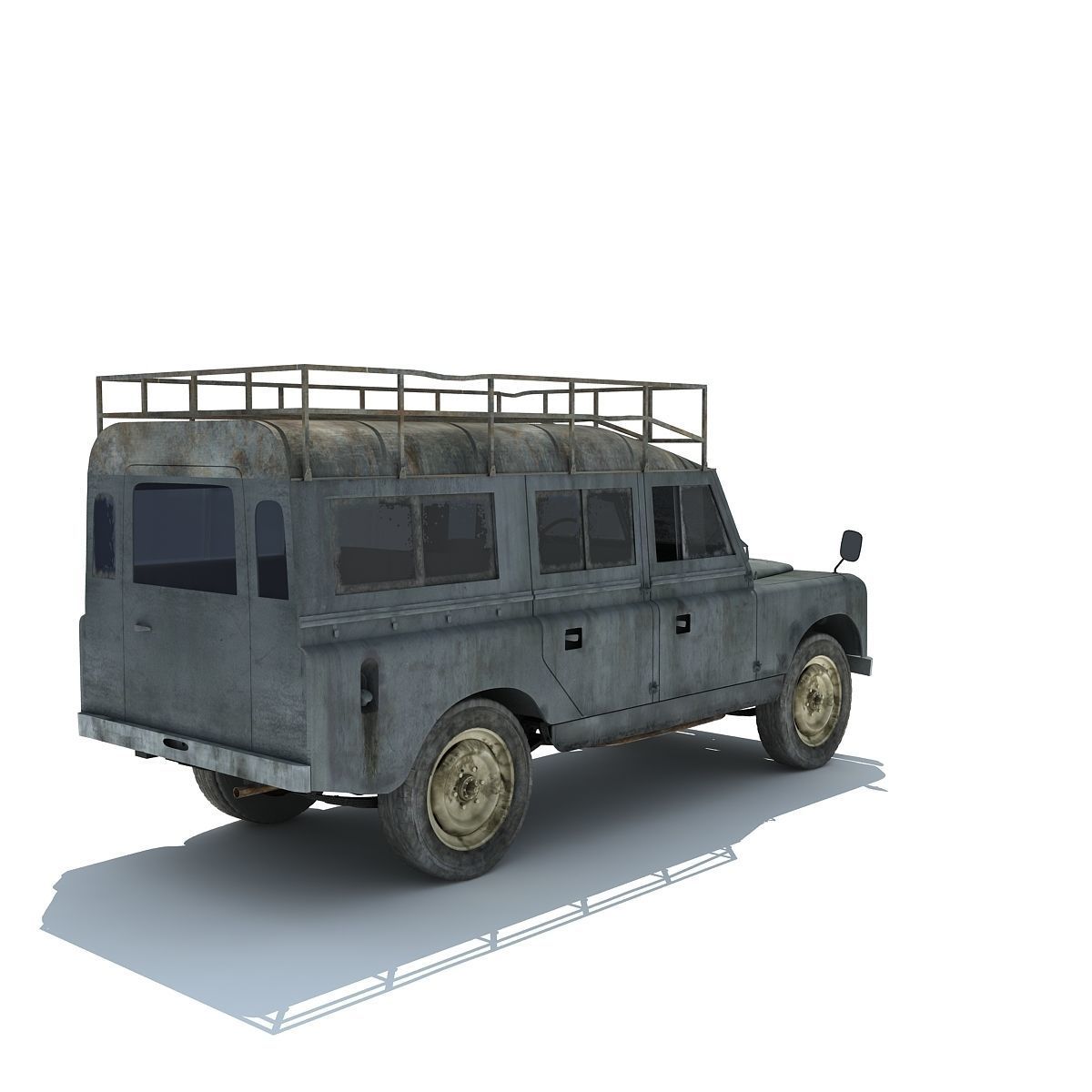 Old Landrover 3D model_6