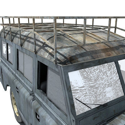 Old Landrover 3D model_16