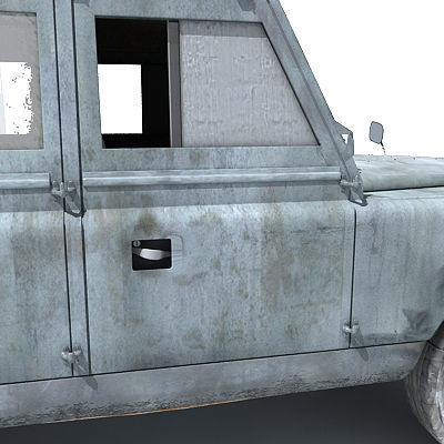 Old Landrover 3D model_15