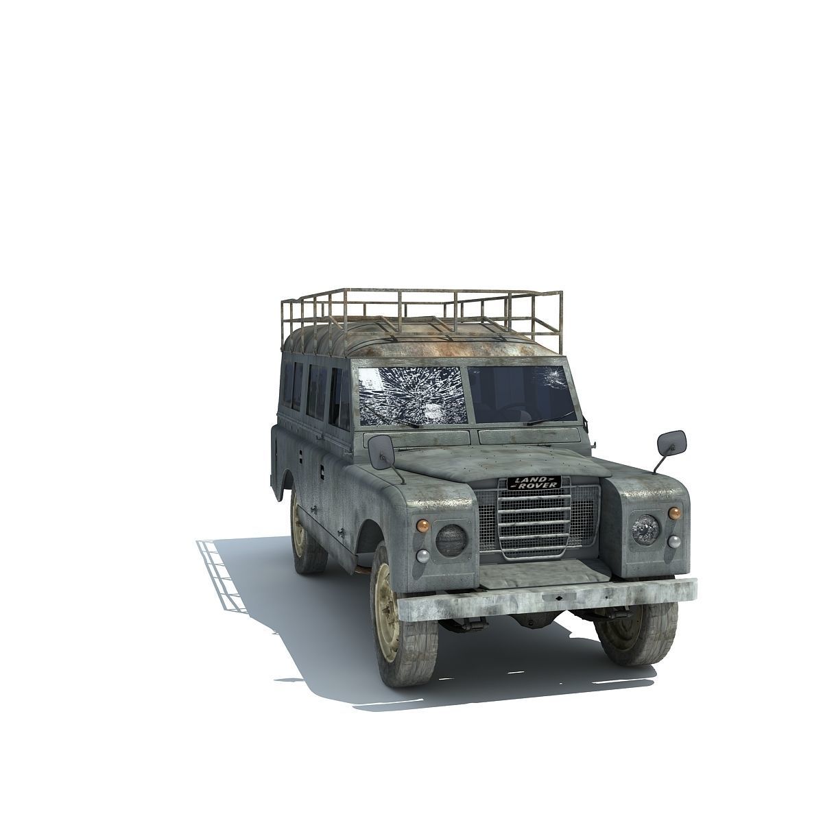 Old Landrover 3D model_3