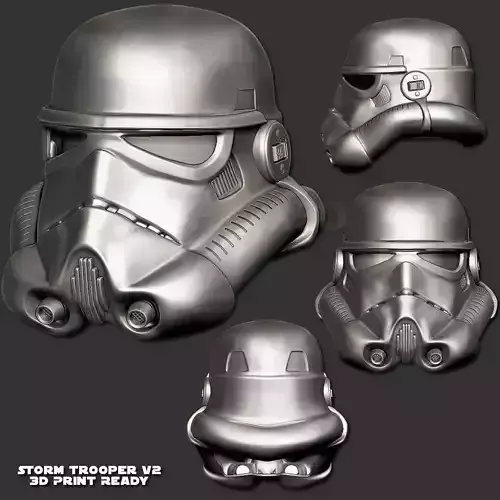 StormTrooper V2 3D Print Ready Helmet 3D print model