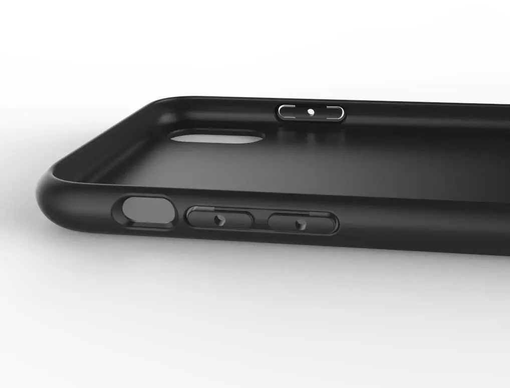 Original customizable design iphone x black case  3D model 3D print model_0