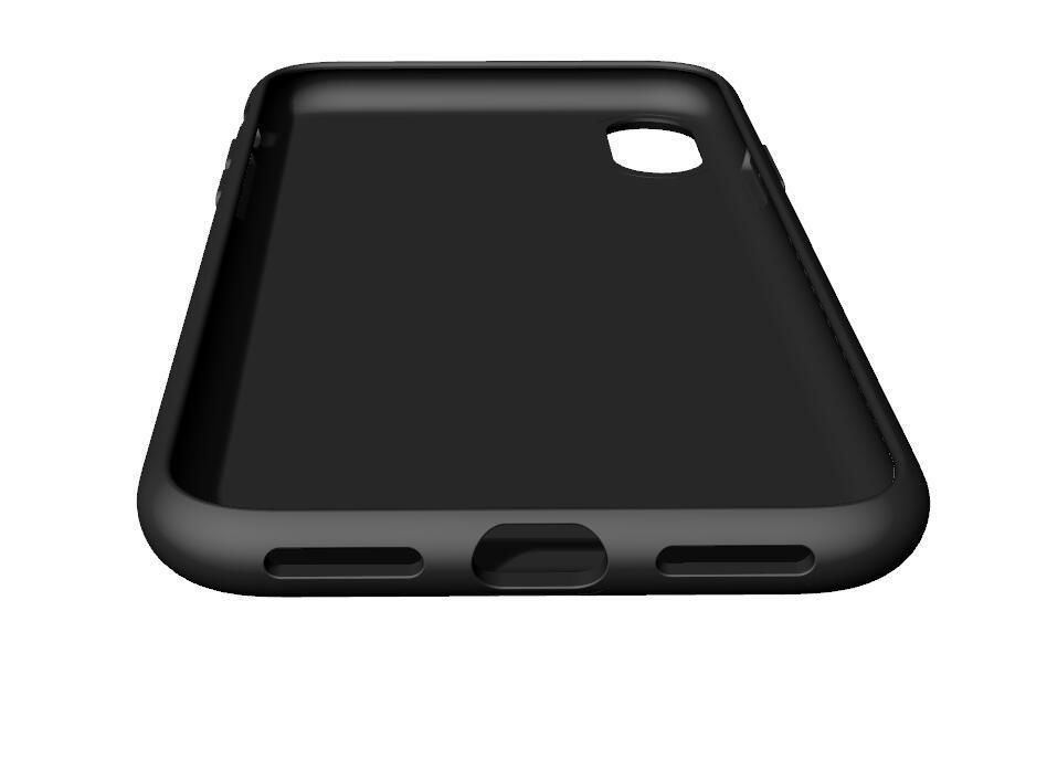 Original customizable design iphone x black case  3D model 3D print model_9