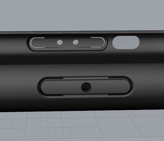 Original customizable design iphone x black case  3D model 3D print model_10