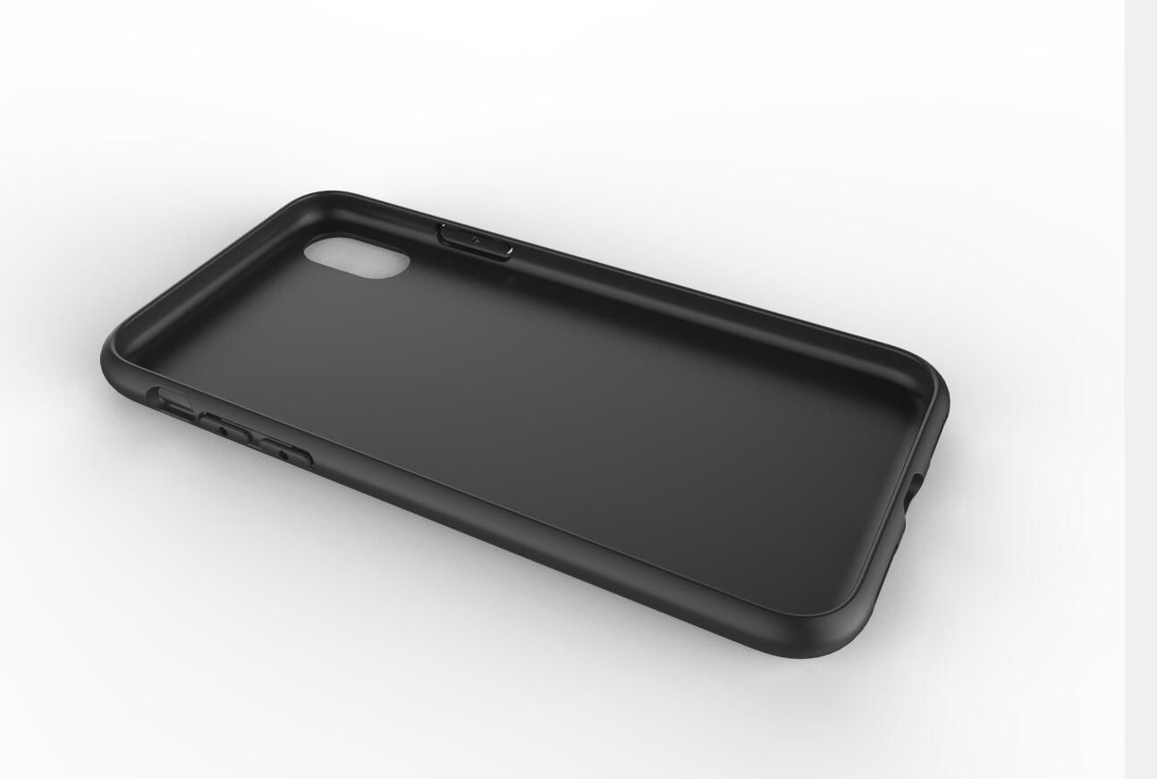 Original customizable design iphone x black case  3D model 3D print model_2