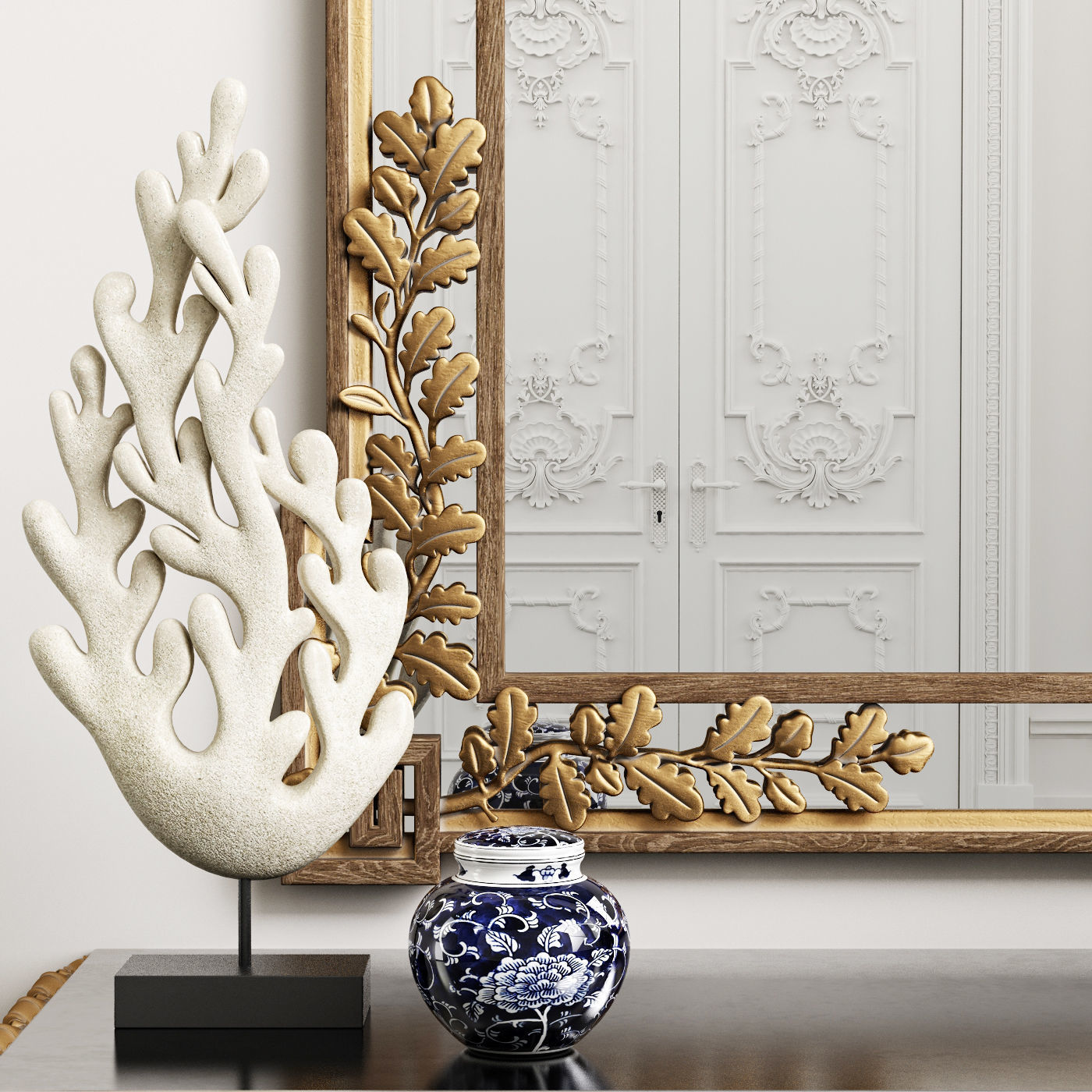 Mirror Chelini art 550 3D model_1