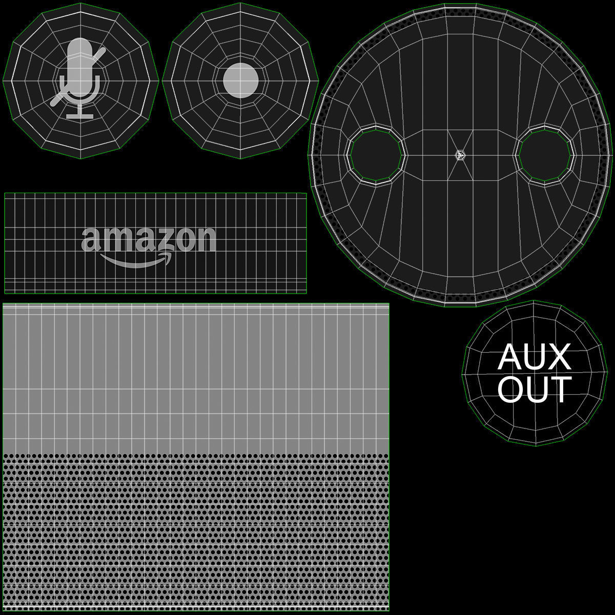 Amazon Echo Plus 3D model_20