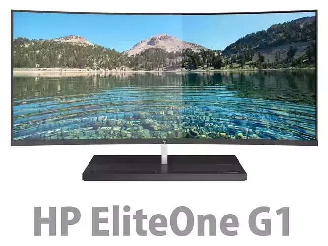 HP Elite One 1000 G1 AiO 34 inches  3D model