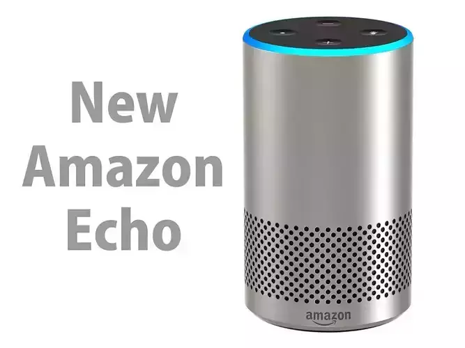 New Amazon Echo 2018 Silver Finish 