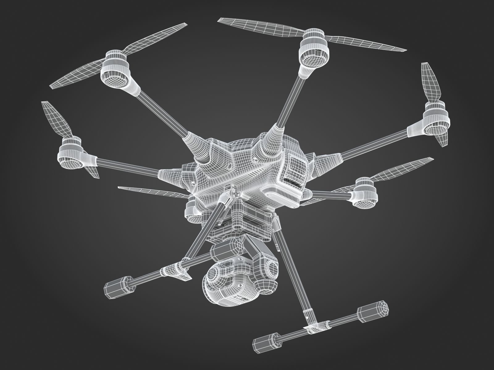 Yuneec H520 3D model_20