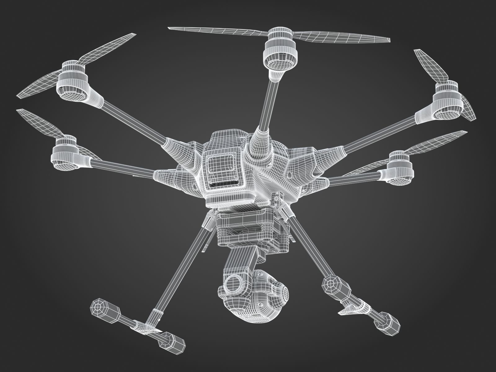 Yuneec H520 3D model_18