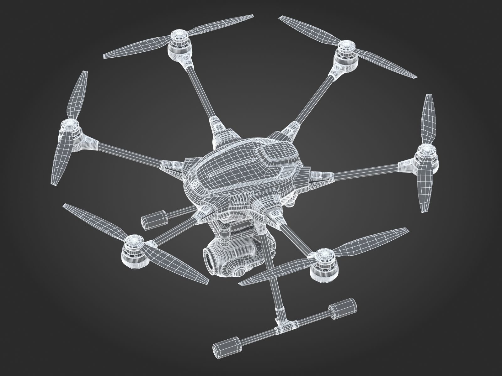 Yuneec H520 3D model_19