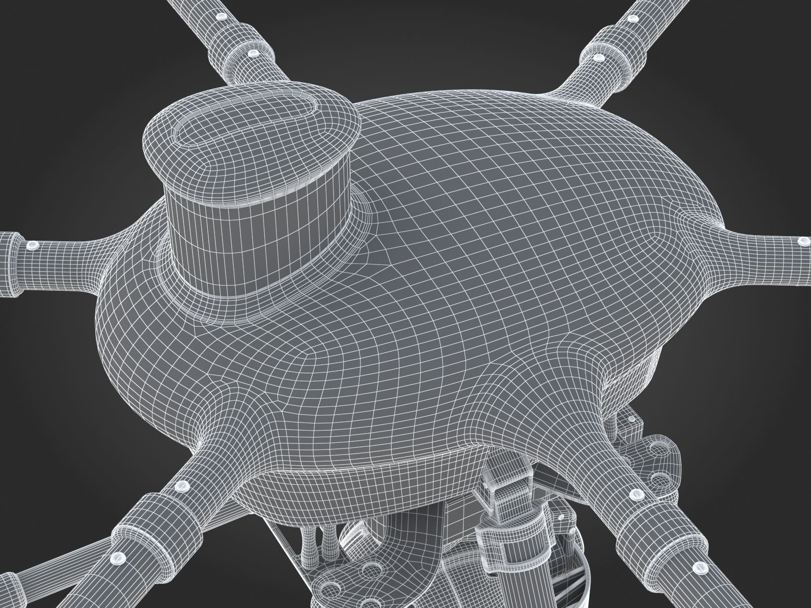 Yuneec H920 Plus  3D model_25