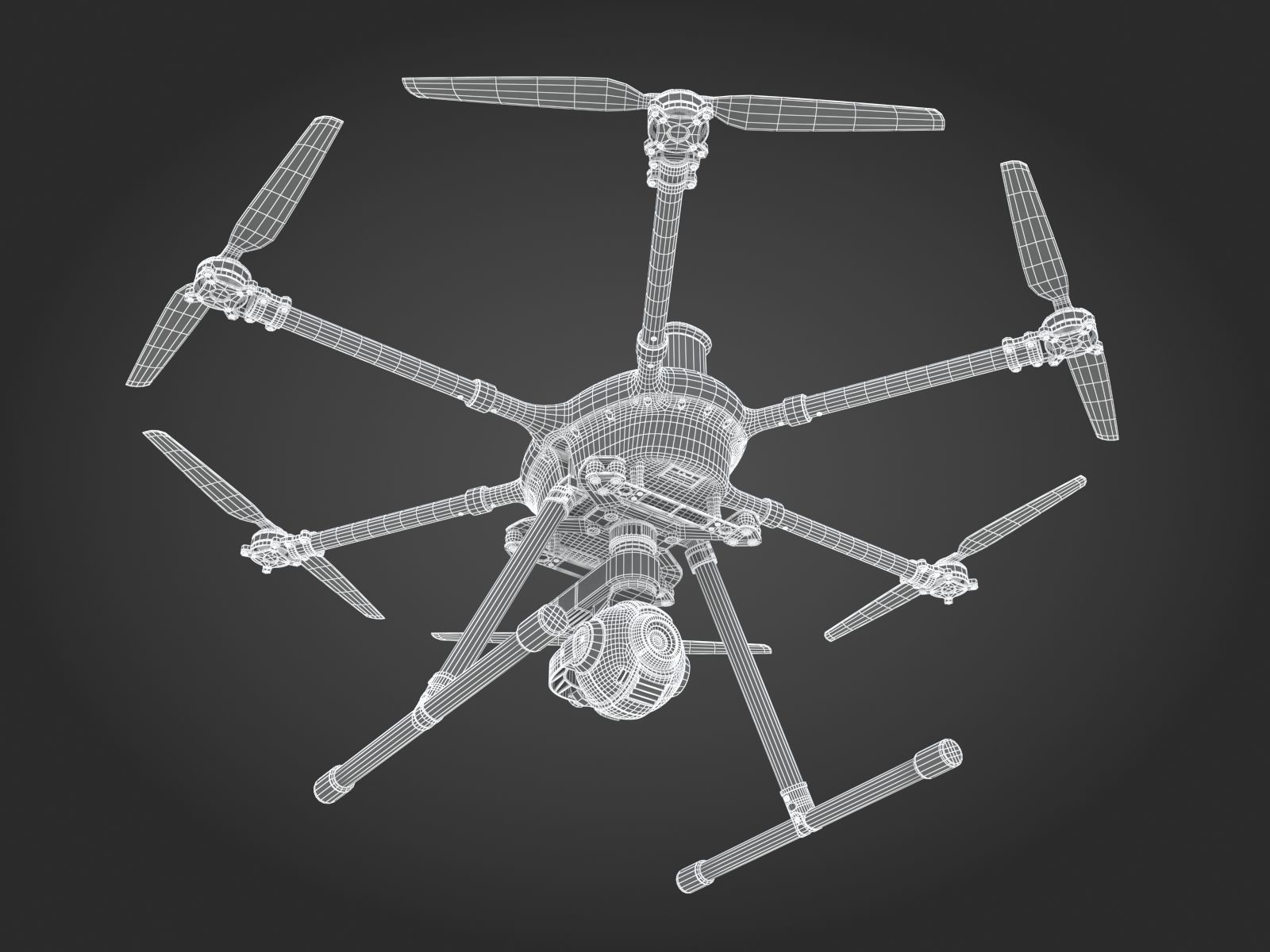 Yuneec H920 Plus  3D model_24