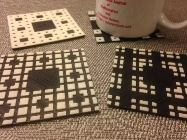 Menger Coaster Set Free 3D print model