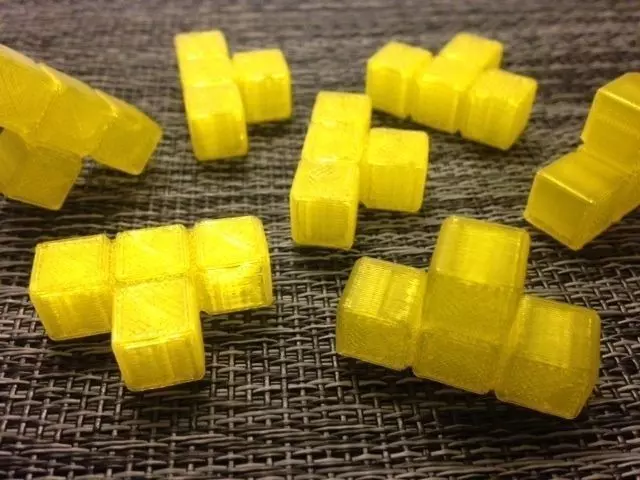 Tetris T s three cubes Free 3D print model_0