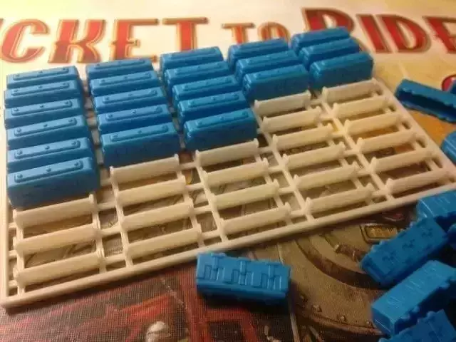 Ticket to Ride trains tray Free 3D print model