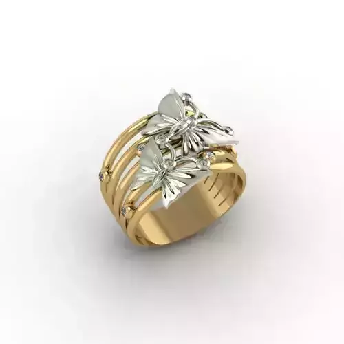 Butterflies ring 