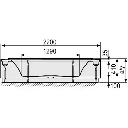 jacuzzi dimensions of bathtub
