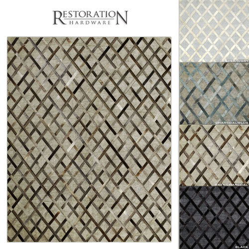 Cuero Hide Rug RH carpet 3D model