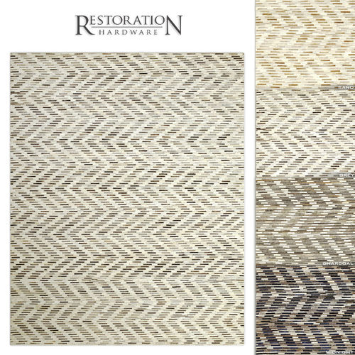 Luso Hide Rug RH carpet 3D model