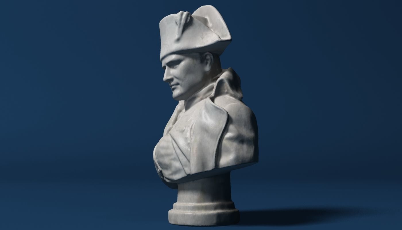 Napoleon Bust 3D model_4
