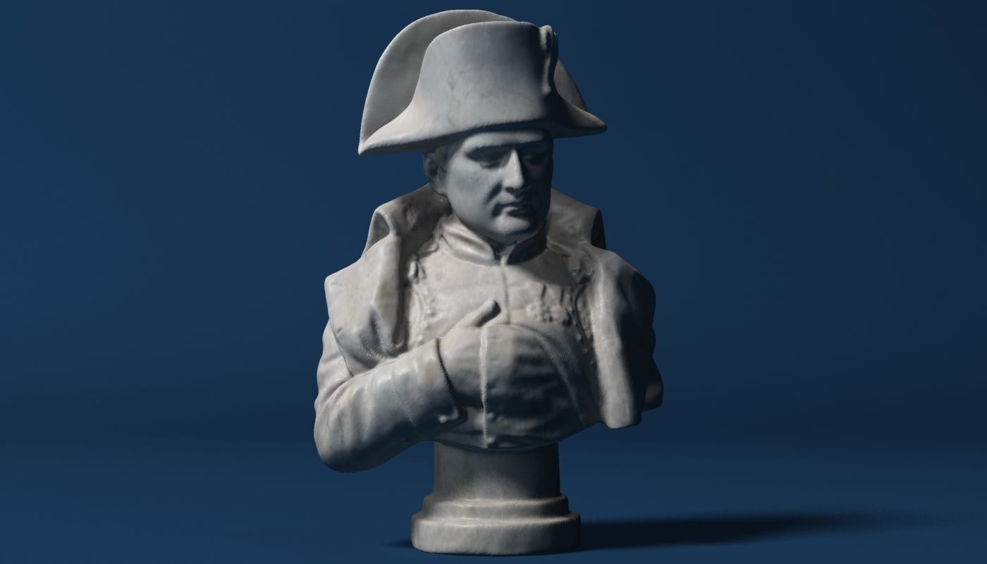 Napoleon Bust 3D model_1