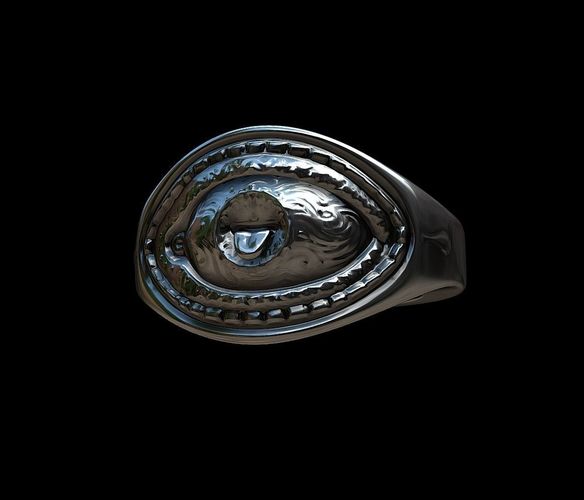 Grimace eye ring 3D print model
