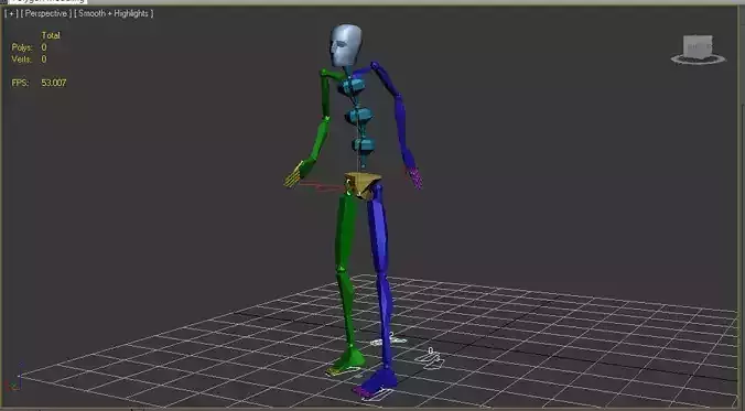 100 Looping Motion Capture Files 3D model