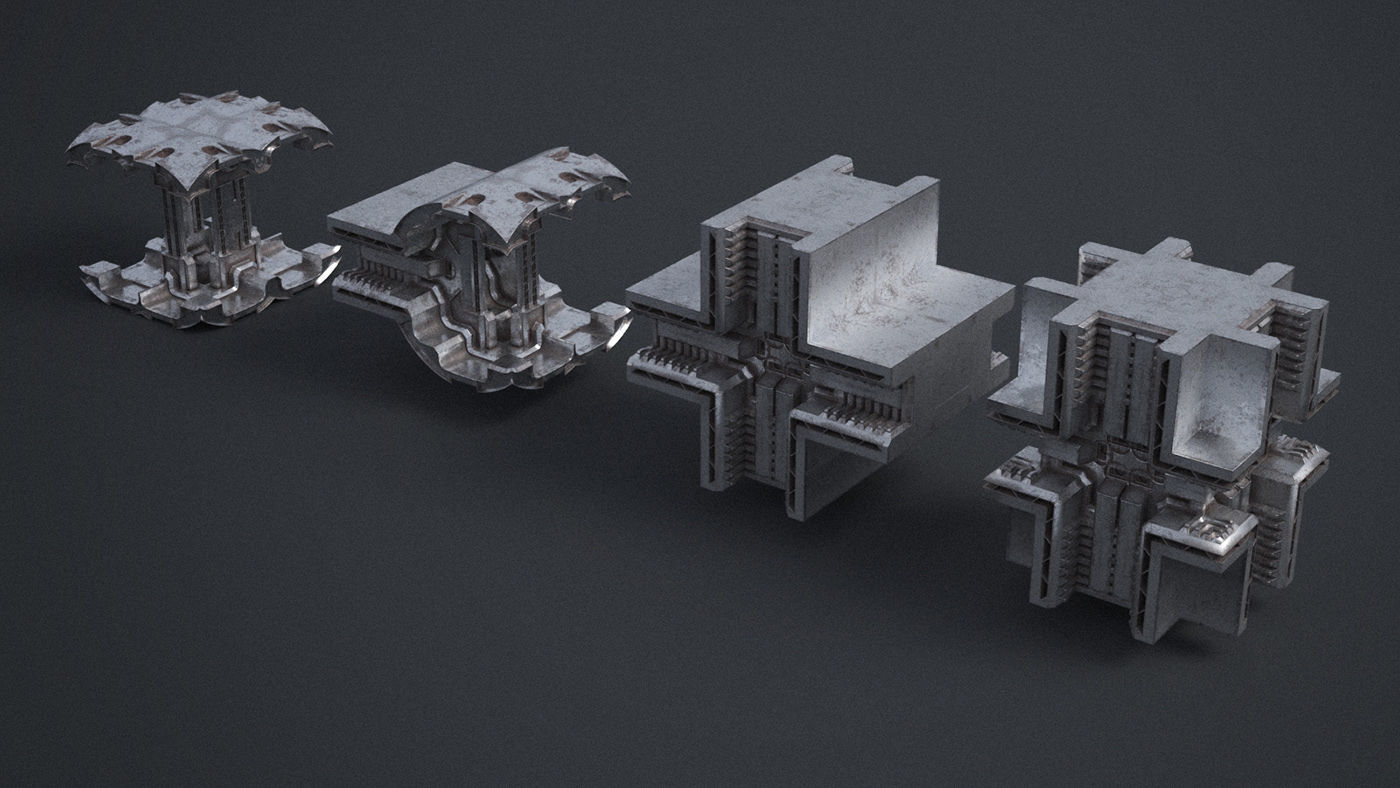 Junk Yard Kit - 50 plus 3d Elements 3D model_8