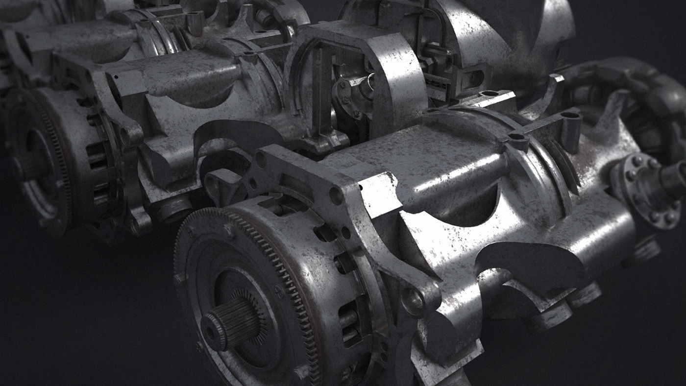 Junk Yard Kit - 50 plus 3d Elements 3D model_3