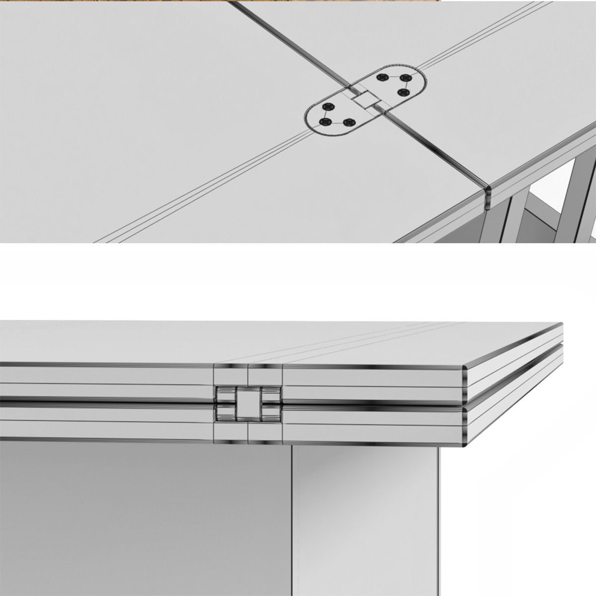 Table Coffee Como by Zegen 3D model_4